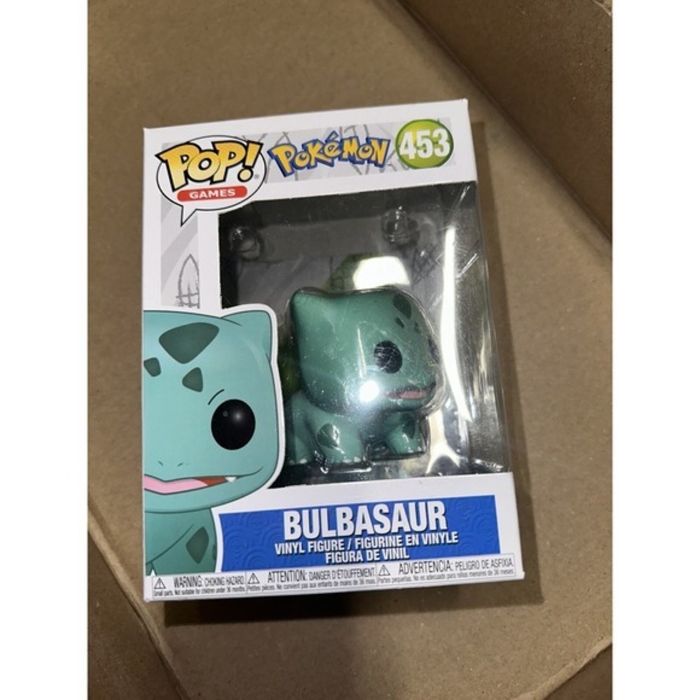 Funko POP! Games Pokemon Bulbasaur #453 Vinyl Figure DAMAGED B1-2‎